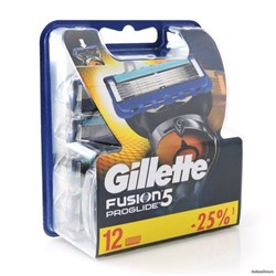 Gillette FUSION Proglide (12шт) RusPack orig