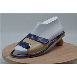 039-5-38 Обувь домашняя (Тапочки кожаные) размер 38
