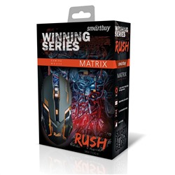 Мышь Smartbuy "RUSH Matrix" 723 черная, USB (SBM-723G-K) игровая