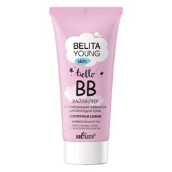 Bielita Young Skin BB-хайлайтер с тонирующим эффектом для молодой кожи Безупречное сияние 30мл