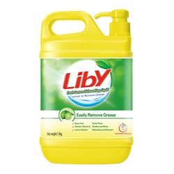 Liby. Жидкость для мытья посуды "Зеленый лимон", 1,5кг