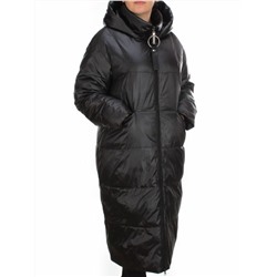 S21089 BLACK Пальто зимнее женское облегченное SNOW CLARITY размер 50