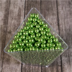 Сахарные шарики зеленые 6 мм, 50 гр