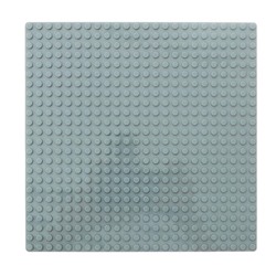 Пластина основание для конструктора 19,5×19,5, цвет серый