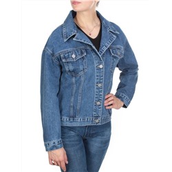 852 BLUE Куртка джинсовая женская (100% хлопок) размер XS - 44 российский