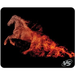 Коврик для мыши VS "Flames. Лошадь", ткань + резиновое основание, 240*320*3мм (VS_A4802)