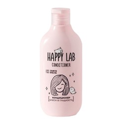 Happy Lab Кондиционер для волос блеск и гладкость, 300 мл