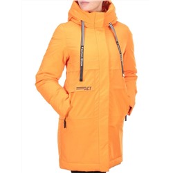 8802 ORANGE Пальто зимнее женское CLOUD LAG CAT  (200 гр. холлофайбер) размер 46
