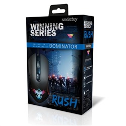 Мышь Smartbuy "RUSH Dominator" 720 черная, USB (SBM-720G-K) игровая