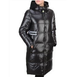 2193 BLACK Куртка зимняя женская AIKESDFRS (200 гр. холлофайбера) размер S - 42 российский