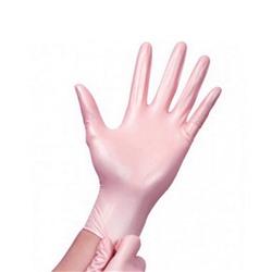 Перчатки нитриловые нестерильные (перламутрово-розовые), 10 пар