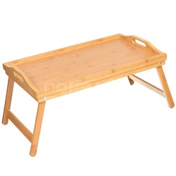 Столик для завтрака бамбук, 50х30х23 см, Катунь, КТ-СТ-02