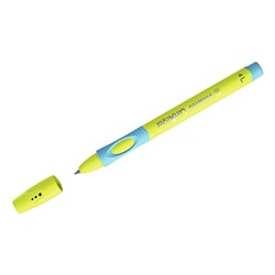 Ручка шар. для левшей Stabilo "LeftRight" (6318/8-10-41) синяя, желтый/голубой корпус