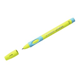 Ручка шар. для правшей Stabilo "LeftRight" (6328/8-10-41) синяя, желтый/голубой корпус
