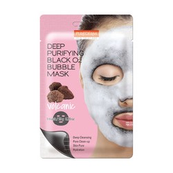Кислородная маска Deep Purifying Black O2 Bubble Mask Volcanic 20g (Weight : 28g)