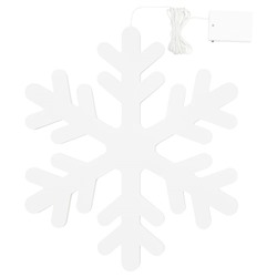 СТРОЛА, Подвесной светильник, светодиодный, с батарейным питанием, снежинка