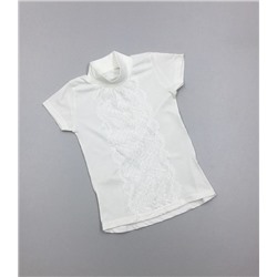 Блузка для девочки (пр-во Турция) 4456 (молочная)