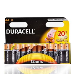 Батарейки Duracell АА (12шт) СП