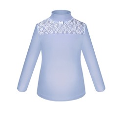 Голубая блузка школьная для девочки 77324-ДШ21