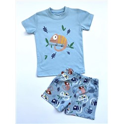 Костюм детский футболка+шорты "Игуана", размер 98 (супрем)