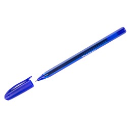 Ручка шар. Berlingo "Triangle 100Т" (CBp_07105) синяя, игольчатый стержень 0.7мм, трехгранный корпус