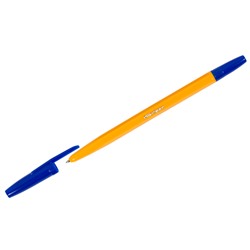 Ручка шар. OfficeSpace (BP511BUo_33828) синяя, 1мм, желтый корпус