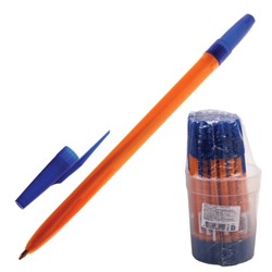 Ручка шар. СТАММ "511 Orange" (РК11) синяя 1мм