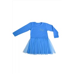 Детское платье "Мадлен" голубого цвета (супрем)