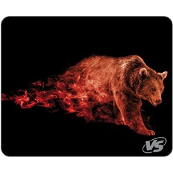 Коврик для мыши VS "Flames. Бурый медведь", ткань + резиновое основание, 240*320*3мм (VS_A4801)