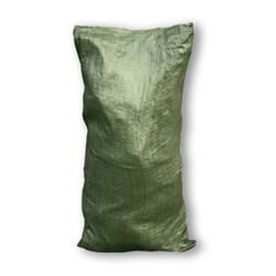 Мешок полипропиленовый зеленый, 45*75 см