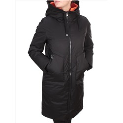 GWD21336P BLACK Пальто зимнее женское PURELIFE (200 гр .холлофайбер) размер 46