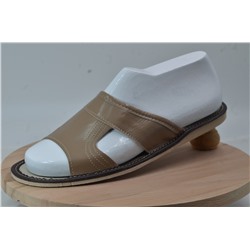 069-44  Обувь домашняя (Тапочки кожаные) размер 44