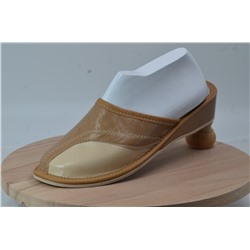 033-2-38  Обувь домашняя (Тапочки кожаные) размер 38